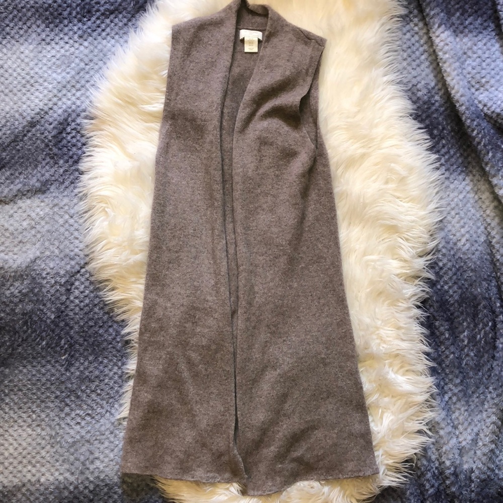 St. Tropez west cashmere sweater vest